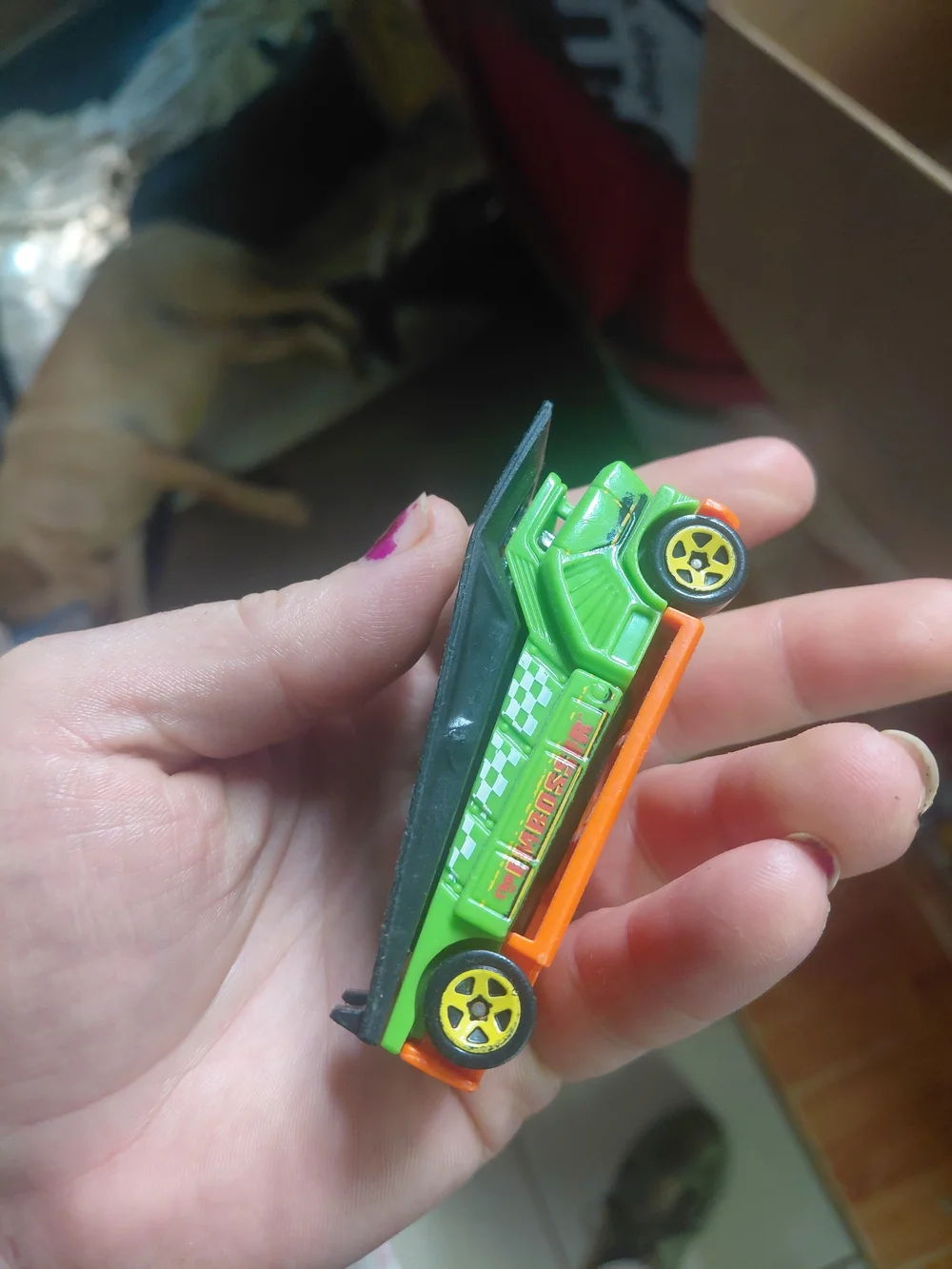 Hot Wheels The Embosser die-cast vehicle from the 2018 Experimotors series